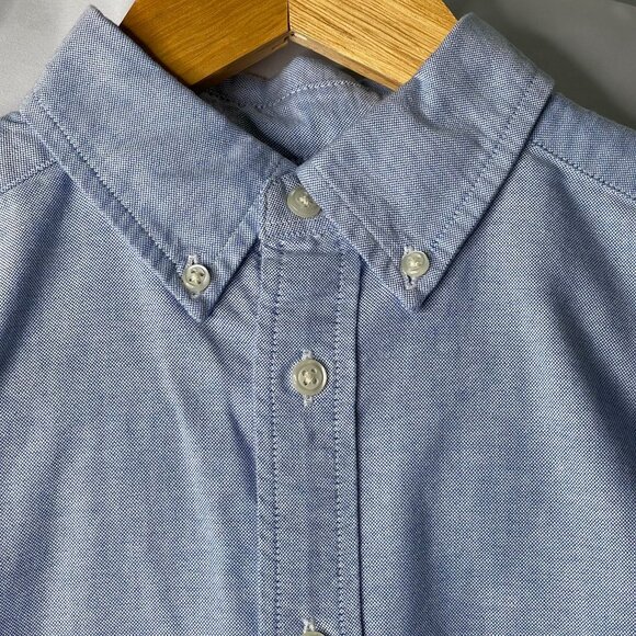 POLO Ralph Lauren Kid's Boy's Light Blue Button Down Shirt Size Large - Picture 3 of 7